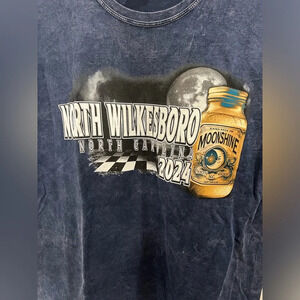 NASCAR All-Star Race North Wilkesboro Speedway Moonshine Distressed Tshirt Sz XL